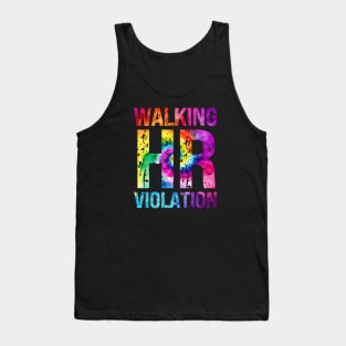 Walking HR Violation Tank Top